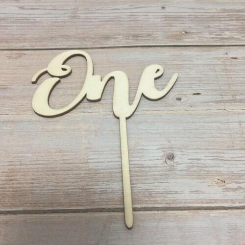 20pcs one design babys first birthday cake topper happy birthday banner one