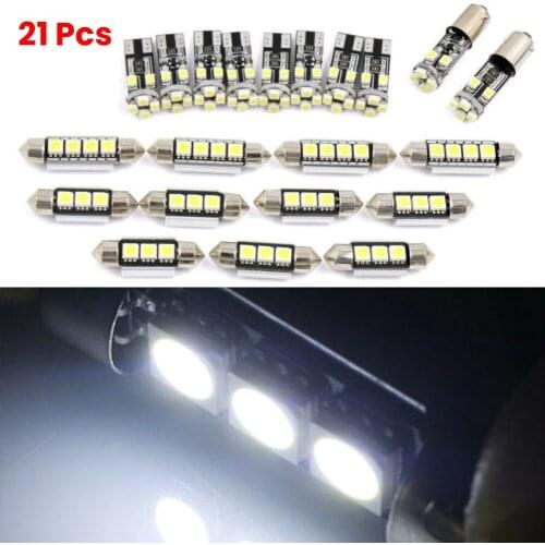21x For BMW E46 Sedan Coupe M3 1999-2005 Canbus Car White Interior LED Light TOP