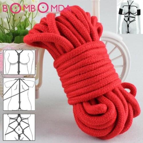 5M Bondage Rope Sex Toys Provocative Alternative Supplies Of Cotton Rope Tied Sex Belt Harmless Sex Fetish For Adults Couples