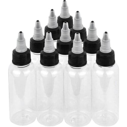 5pcs 30ml/60ml/100ml/120ml PET Bottle E Liquid Refillable Bottle With Pen Shape And Twist Off Caps Empty E juice Dropper Bottle