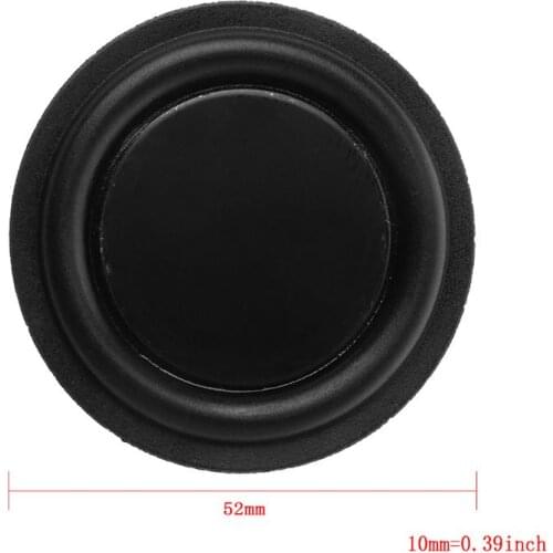 52mm Passive Radiator Subwoofer Speaker Vibration Membrane Bass Rubber Woofers