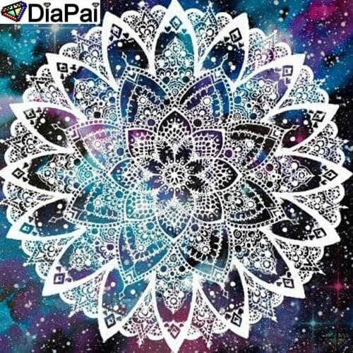 DiaPai 5D DIY Diamond Painting 100% Full Square/Round Drill "Religious Mandala" Diamond Embroidery Cross Stitch 3D Decor A22276