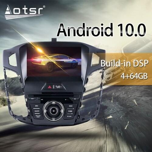 Android 10.0 DSP For Ford Focus 2012 2012 2013-2018 Car Multimedia Radio Player Stereo screen Audio GPS Navigation BT head unit