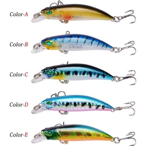 Minnow Sinking Fishing Lure Wobbler 4g/7cm Trout Crank Artificial Hard Bait Crankbait Freshwater Tackle swimbait