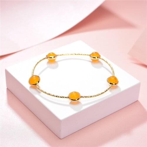 Bracelet String Handmade Bracelets for Women Natural Stone Beads Strand Elastic Rope Bangle Wristband Gifts Yoga Jewelry B384