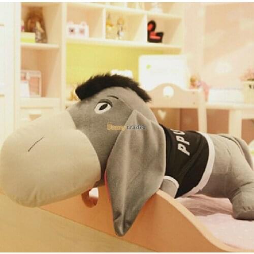 Fancytrader 55'' / 140cm JUMBO Giant Plush Stuffed Big Head Donkey Burro Toy, Kids Gift, Free Shipping FT50225