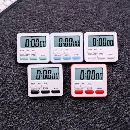Kitchen Timer Multifunction Timer Alarm Clock Loud Alarm Snooze Function For Cooking Baking Sports Games Student Homework