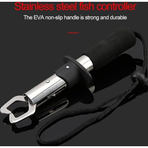 Trigger Lock Clip Clamp Fish Lip Gripper Fishing Tool Lip Gripper Grabber Fish Plier Grab Fishing Tackle Handle Tool Accessory
