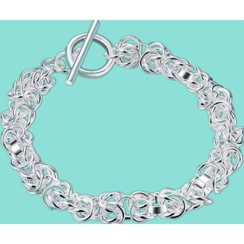 925 Sterling Silver Fashion Multi-circle Bracelet Suitable For Feminine Charm Wedding Engagement Party Jewelry
