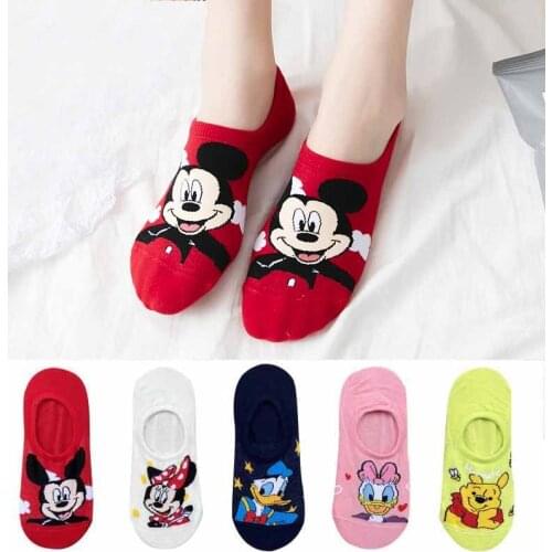 5Pairs/Lot Summer Korea socks women Cartoon Cat Fox mouse Socks Cute Animal Funny Ankle Socks Cotton invisible socks Dropship