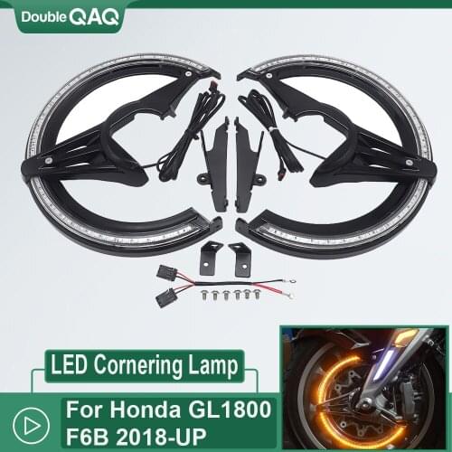 New Motorcycle Accessories For Honda GL1800 Goldwing GL 1800 Light Brake Disc Rotors Covers LED Cornering Lamp 2018 2019 2020