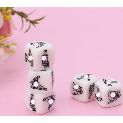 100% Brand New and High Quality 20mm Adult Sex Dice Erotic Poses Couple Funny Sexy Love Toy Night Bar Humor Game