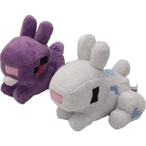 New Stuffed Plush Toys Doll Rabbit Purple White Cute Anime Peripheral Childrens Toy Party Decoration Gift Kids