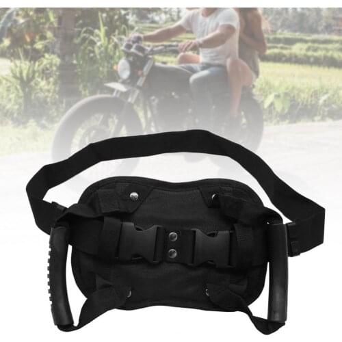 Safety Belt Adjustable Breathable Oxford Cloth Rear Seat Strap Belly Armrest for ATV Accessorie Saddlebags Motorcycle Equipment