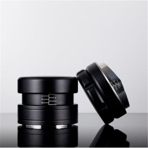 58mm/58.5mm Adjustable Coffee Tamper Needle-Type Powder Espresso Distributor Stainless Steel Bottom Powder Hammer Barista Tools