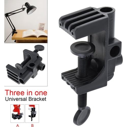 Aluminum Alloy Cantilever Bracket Clamp with 12MM Hole Diameter and Non-slip Mat for Mic Stand and Other Audio Accessories