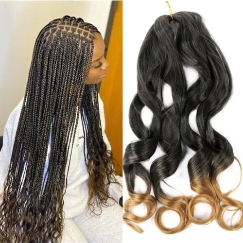 Full Star 22" Spiral Curls YaKi Synthetic Hair Bundles Loose Wave Braiding Hair Crochet Braids Blonde Freetress Wavy Hair