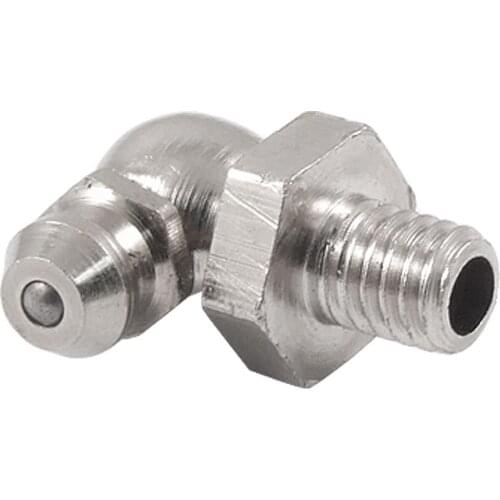 X Autohaux M6 Male Thread 90 Degree Angle Hydraulic Grease Nipple Fitting