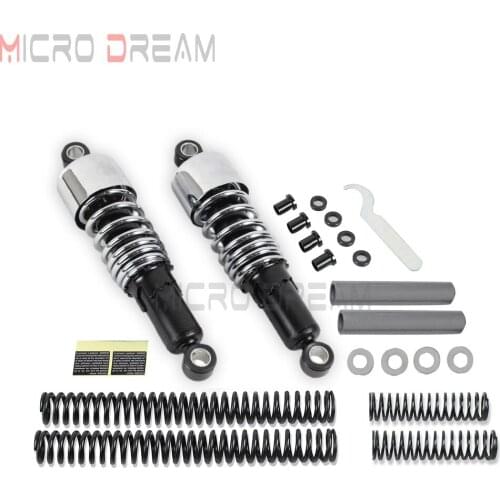 Motorcycle 10.5'' Rear Shock Suspension Absorber For Harley Touring Electra Street Glide FLHT FLTR 1984-2013 Fork Slammer Kit