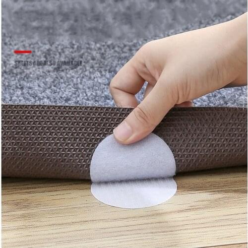 10PC Seamless Double-sided Fixed Velcro Adhesive Sofa Sheets Carpet Tablecloth Carpet Anti-slip Sticker Floor Velcro House Decor