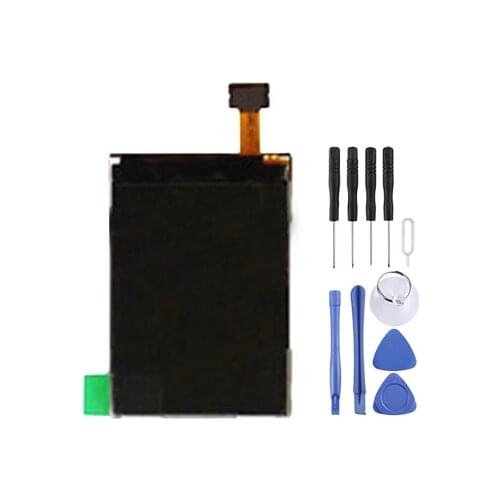 100% Tested Repair Parts For Nokia 6300/ 6210C/ 8600/ 3600 LCD Display+Touch Screen Glass Panel Assembly+Tools