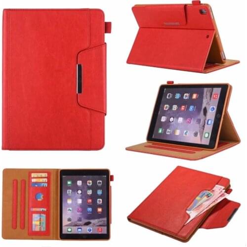 Case For Apple iPad Pro 9.7 Case Bracket Shockproof Drop Business Protective Smart Leather PU Case Cover For iPad 7 Case Cover
