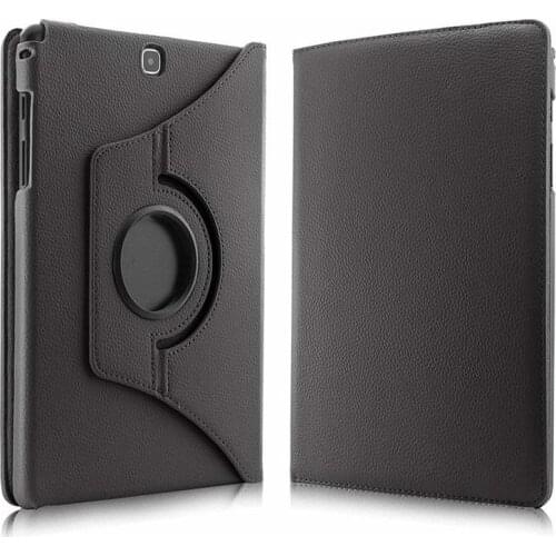 360 Degree Rotating PU Leather Flip Cover Case For Samsung Galaxy Tab A 9.7 SM-T550 T551 SM-T555 T550 TabA 9.7 Tablet Case Glass