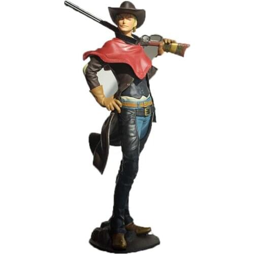 Bandai Original ONE PIECE Anime Figures PVC Action Figure Cowboy Cool Roronoa Zoro Collections Hand-Model Dolls Toys Kids Gifts