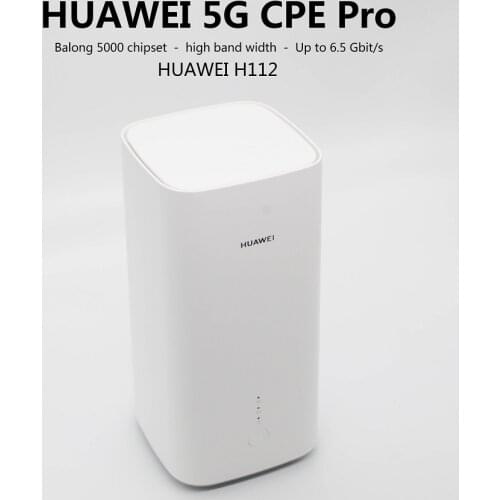 Huawei 5G CPE Pro(H112-370)5G NSA+SA(n78),4G LTE(B1/3/5/7/8/18/19/20/28/32/34/38/39/40/41/42/43) CPE Wireless Router