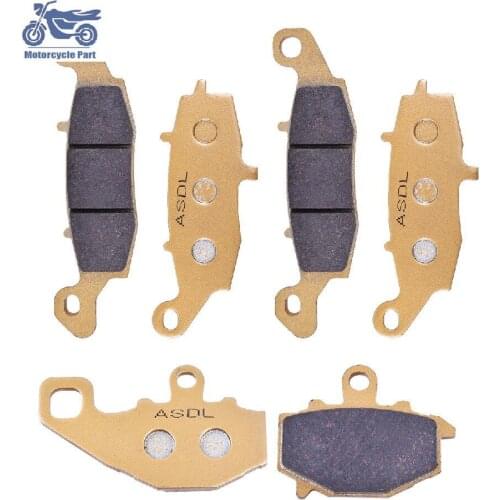 Motorcycle Front Rear Brake Pads Set for Kawasaki KLE 650 KLE650 KLE650A KLE650C Versys 650 07-13 EX650 EX650R EX 650 R CBF 2011