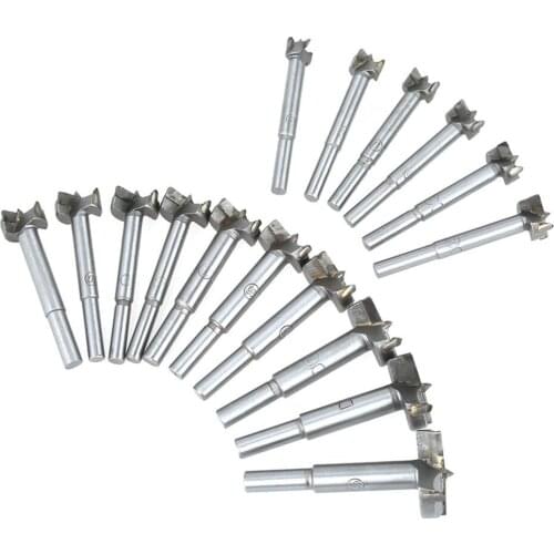 Tungsten Carbide Wood Cutter Tools Set Woodworking Self Centering Hole Saw Alloy Cylindrical Cutters Carbon Steel Drill Bits