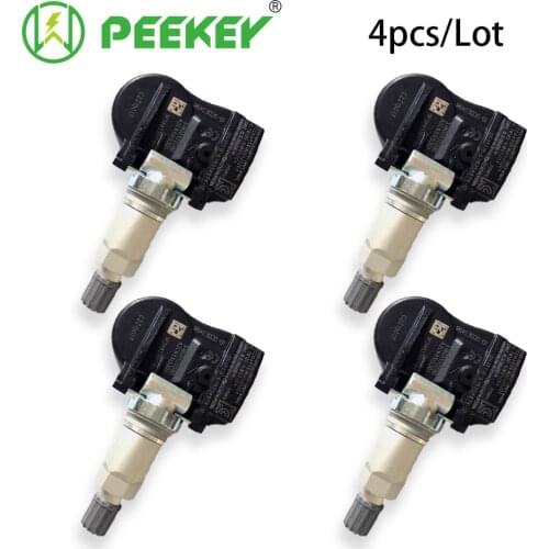 PEEKEY 4pcs 315MHZ Tire Pressure Sensor TPMS for Jaguar XF XJ XK XKR OE#C2Z15017