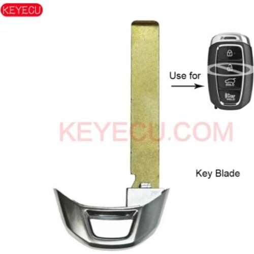KEYECU Replacement Uncut Blade Remote Keyless Emergency Key for Hyundai Kona Elantra Accent 2018