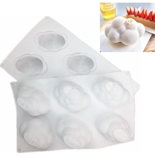 6 Lianduo Silica Gel Mousse Model Dessert Bubble Cloud Silicone Mold 3D Xiangyun Baking Hot Sales for Wholesale Drop Shipping