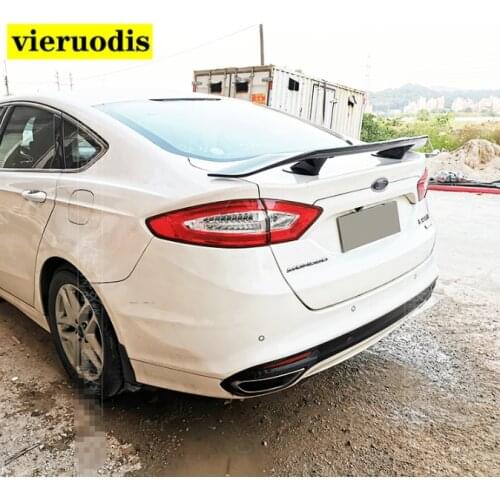 For Ford Mondeo Spoiler 2012--2018Year High Quality ABS Plastic Free Drilling Sport Racing Car Spoiler For Fusion