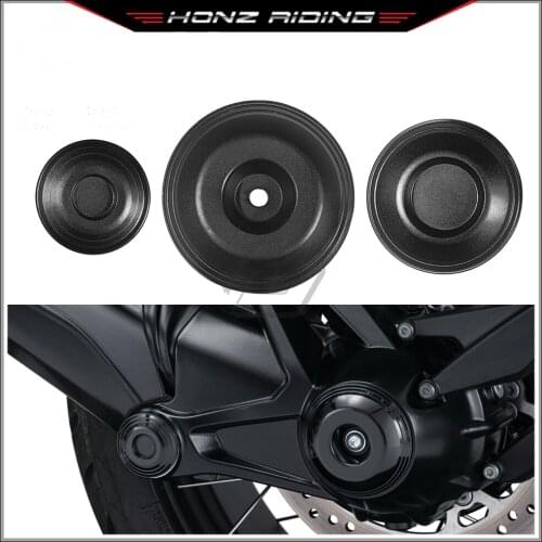 For BMW R1200 R1250 GS/ADV R/RS/RT and R Nine T Scrambler 40 Years Edition Motorcycle Rear Axle Sliders Cover Protector