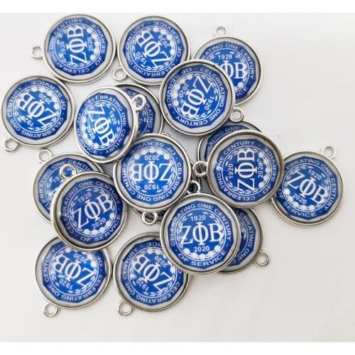 10pcs 1920 Zeta Phi Beta Starry Charms Women Pendant DIY Jewelry Accessories