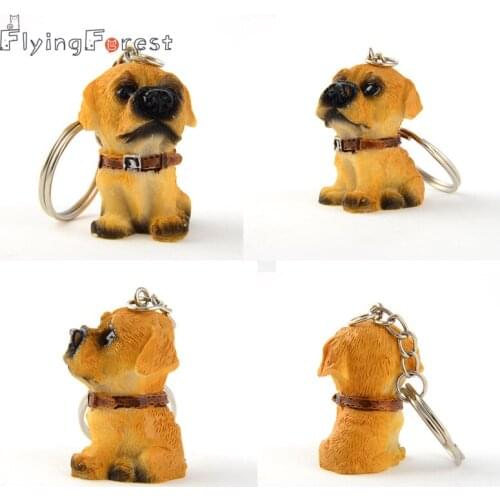 12pcs/lot Lovely Resin Animal Pet Dogs car Key Ring Welsh Corgi Keychains Gift For Woman Jewelry Key Chain For Dog Lover Fashion