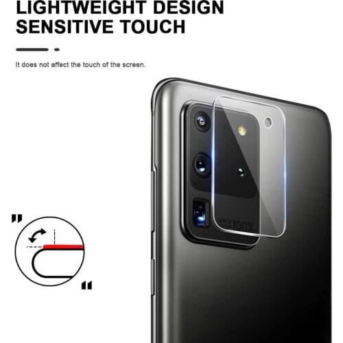 2Pcs 9D Camera Lens Tempered Glass For Samsung Galaxy S20 Ultra 5G S20+ S20 A51 A71 S10 Note 10 Lite Screen Protector
