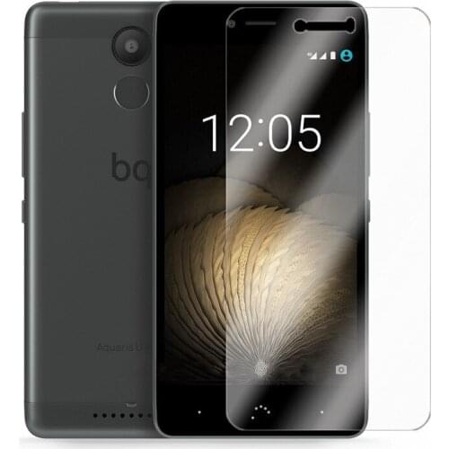 2PCS Tempered Glass Clear HD On The For BQ Aquaris U U Lite Plus U2 U2Lite ULite UPlus Screen Protector Protective Film Guard
