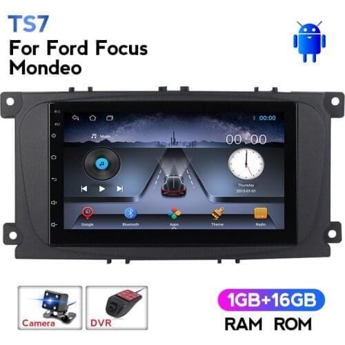 7" Android Car Radio gps For Ford/Focus/S-Max/Mondeo 9/GalaxyC-Max navigation Multimedia video player 2 din car radio player SWC