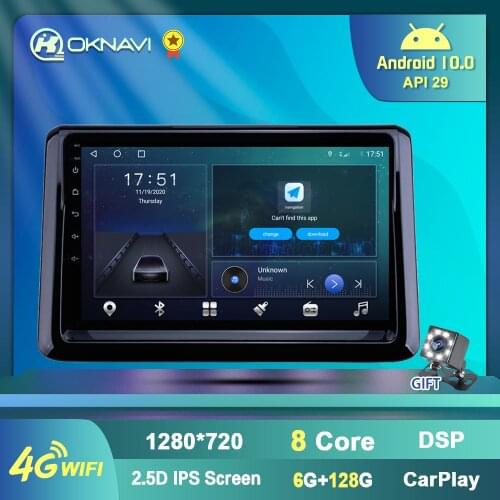 6G 128G Autoradio Car Radio for Toyota Noah 2014-2019 Multimedia Video Player Navigation GPS Stereo 2 din Bluetooth Carplay DVD