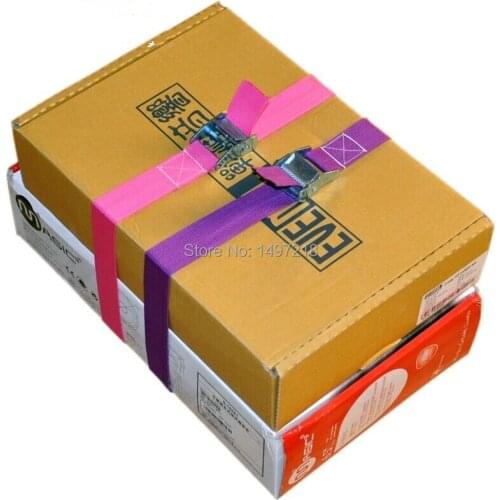 Free Shipping High quality Wholesale 1pcs 5cm*7M 500KG transportation ratchet tie down cargo lashing cargo belt ratchet strap