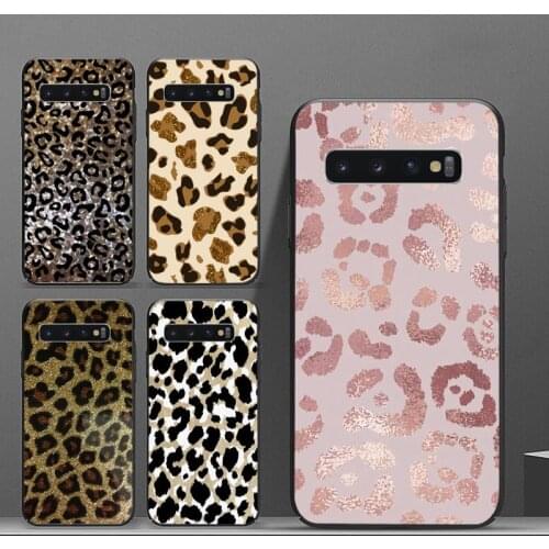 Sexy leopard Phone Case For Samsung galaxy S 7 8 9 10 20 edge A 6 10 20 30 50 51 70 note 10 plus