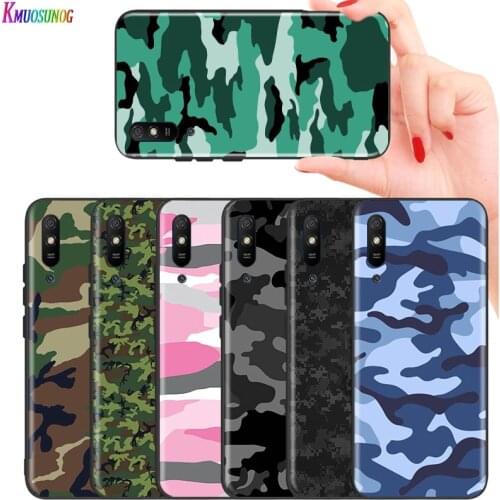 Bright Black Cover Camouflage art for Huawei P Smart Z S Plus 2020 2019 Nova 5T 5i 5 4e 4 3i 3e 3 2i Phone Case