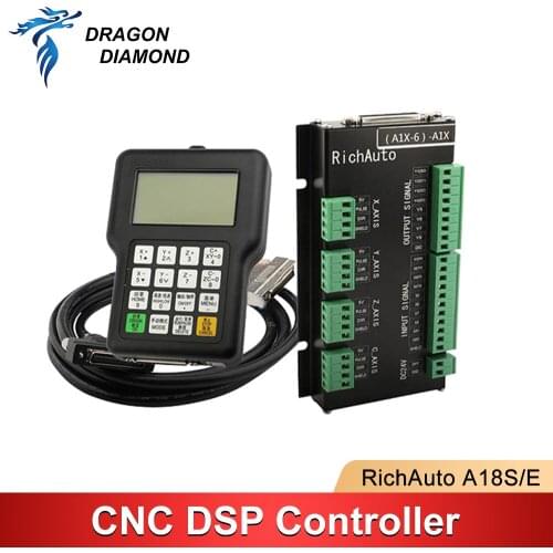 DSP Controller A18S A18E RichAuto 4 Axis CNC USB Linkage Motion for CNC Router