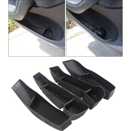 Door Storage Organizer Tray For Tesla Model 3 Y TPE Waterproof Interior Modification Accessories