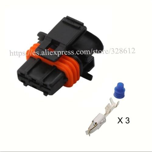 Male Connector Terminal plug connectors jacket auto Plug socket female Connector 3-pin connector Fuse box PA66 DJB70319-3.5-21