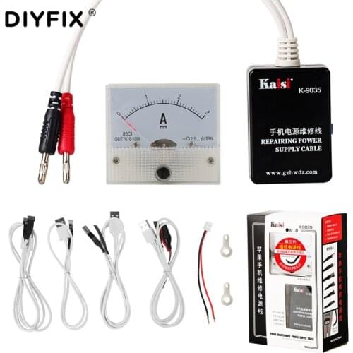 DIYFIX DC Power Supply Cable With Multimeter Display Parts For iPhone X XS Max XR 7 7P 8 8P 6 6s P 5 SE Motherboard Repair Tools