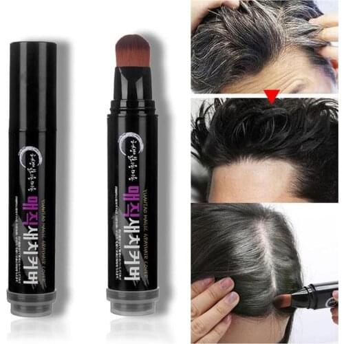 White Hair Cover Pen One-time Temporary Hair Dyeing Hair Dye Stick Pencil Modify Dye Cream for Men Women